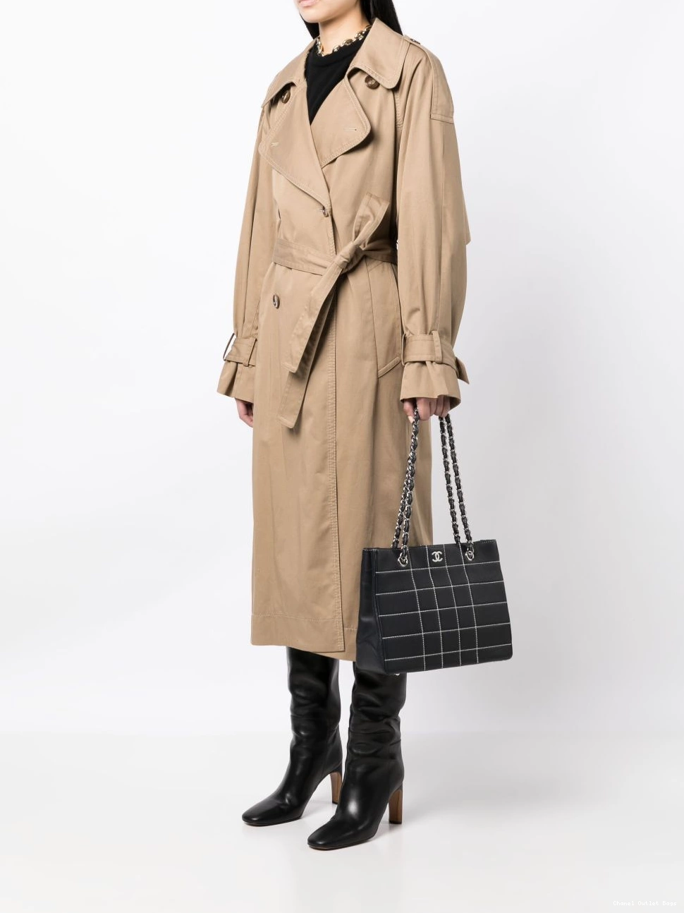 Affordable Women Stitch bag Wild shoulder CHANEL 0412